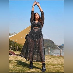 Constellation Mesh Dress